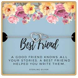 KEDRIAN Best Friend Bracelet, 925 Sterling Silver, Friendship Bracelet, Best Friends Bracelets, Best Friend Gifts For Women, Friendship Gifts For Women