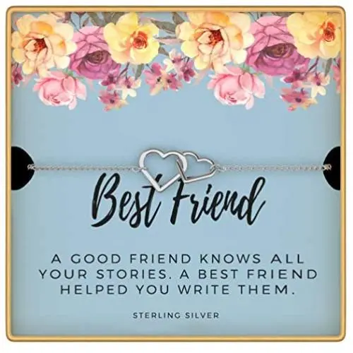 KEDRIAN Best Friend Bracelet, 925 Sterling Silver, Friendship Bracelet, Best Friends Bracelets, Best Friend Gifts For Women, Friendship Gifts For Women KEDRIAN Best Friend Bracelet, 925 Sterling Silver, Friendship Bracelet, Best Friends Bracelets, Best Friend Gifts For Women, Friendship Gifts For Women