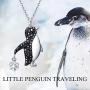 YAFEINI Penguin Gifts Sterling Silver Penguin Necklace Penguin Pendant Jewelry for Women Girls Gifts