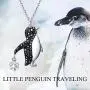 YAFEINI Penguin Gifts Sterling Silver Penguin Necklace Penguin Pendant Jewelry for Women Girls Gifts YAFEINI Penguin Gifts Sterling Silver Penguin Necklace Penguin Pendant Jewelry for Women Girls Gifts