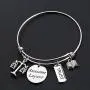 SEIRAA Scales of Justice Lawyer Gift Awesome Lawyer Bracelet Law Student Graduation Gift Stainless Steel Law Bracelet