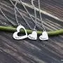 Beeshion Mommy and Me Necklace Set Matching Heart Necklace Daughter Gift Mother Gift Beeshion Mommy and Me Necklace Set Matching Heart Necklace Daughter Gift Mother Gift