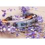 MS. CLOVER Gifts for Teacher, What I Learned from You-Thank You for Helping Me Grow Hand Stamped Stainless Steel Cuff Bracelets, Teacher Gift, Graduation Gifts.