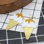 Fun Acrylic Ice Cream Popsicle Drop Earrings Cute Food Model Dangle Earrings Unique Gift Jewelry for Women Girls