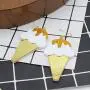 Fun Acrylic Ice Cream Popsicle Drop Earrings Cute Food Model Dangle Earrings Unique Gift Jewelry for Women Girls