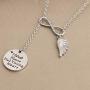 CENWA Memorial Jewelry Sympathy Gift I Wish Heaven Had Visiting Hours Lariat Y Necklace Loss of Loved One Remembrance Jewelry Gift