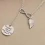 CENWA Memorial Jewelry Sympathy Gift I Wish Heaven Had Visiting Hours Lariat Y Necklace Loss of Loved One Remembrance Jewelry Gift