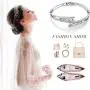 Menton Ezil Love Encounter Crystals Bangle Bracelets White Gold Plated Adjustable Hinged Jewelry Menton Ezil Love Encounter Crystals Bangle Bracelets White Gold Plated Adjustable Hinged Jewelry