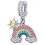 Sambaah Rainbow Sterling Silver Rainbow Bridge Charm “You are My Sunshine” Love Pendant with Colorful Cubic Zirconia fit Pandora Bracelets Sambaah Rainbow Sterling Silver Rainbow Bridge Charm “You are My Sunshine” Love Pendant with Colorful Cubic Zirconia fit Pandora Bracelets