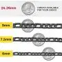 ChainsHouse Figaro Link Chain Bracelet Stainless Steel/Black/18K Gold Plated Wrist Bracelets for Men Women, 6MM-13MM, 7.5''/8.3'', Send Gift Box ChainsHouse Figaro Link Chain Bracelet Stainless Steel/Black/18K Gold Plated Wrist Bracelets for Men Women, 6MM-13MM, 7.5''/8.3'', Send Gift Box