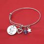 Animal Sloth Charm Bracelet, Animal Jewelry Sloth Lover Gift, Christmas Day Gift