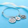 Nimteve Graduation Gifts for Women Girls, Graduation Bangle Bracelet Gifts for Her, Grad Gifts for Graduates Friends Inspirational Message Motivational Jewelry