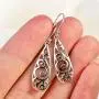 Comelyjewel Women Lady Copper Dangle Earrings Hollow Carved Flower Drop Ear Piercing Jewelry Durable and Useful Comelyjewel Women Lady Copper Dangle Earrings Hollow Carved Flower Drop Ear Piercing Jewelry Durable and Useful