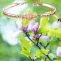 Mulan Jewelry Flower Charm Bracelet The Flower That Blooms in Adversity is The Most Rare and Beautiful of All Princess Bracelet Jewelry