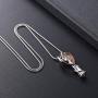 Casa De Novia Jewelry Guardian Angel with Wing Cremation Urn Necklace for Ash Fairy Memorial Keepsake Pendant