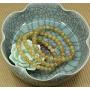 Amandastone Gem Semi Precious 6mm Round Beads Rock Crystal Jasper Stretch Bracelet 7 Inch