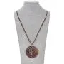 HUNO Tree of Life Pendant Necklace Long Leather Chain Statement Wooden Necklace for Women Girls Vintage Wood Jewelry