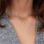 Gold Heart Initial Necklace for Teen Girls,Dainty Personalized Letter Heart Choker Necklace Gift for Women Necklace Jewelry