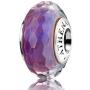 ATHENAIE Murano Glass 925 Sterling Silver Core Faceted Purple Dreamland Charms Bead for Bracelet