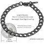 PROSTEEL Stainless Steel Cuban Chain Necklaces/Bracelets for Men Women, Black/18K Gold Plated, Nickel-Free, Hypoallergenic Jewelry, 4mm-13mm, 7.5''/8.3'',14''-30'', Come Gift Box