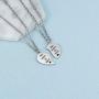 Bestie necklace for 2 Best Friends Forever Necklace BFF Necklace Broken Heart Necklace Couples Jewelry