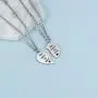 Bestie necklace for 2 Best Friends Forever Necklace BFF Necklace Broken Heart Necklace Couples Jewelry Bestie necklace for 2 Best Friends Forever Necklace BFF Necklace Broken Heart Necklace Couples Jewelry