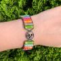 YGLINE Friendship Weave Yoga Bracelets Handmade Bracelets for Women Girls Adjustable Boho Woven Bracelet Gemstone Bohemian Bracelet Nature Stone Bangle Bracelets