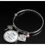 Maid of Honor Gift, Bridesmaid Gift Always my Sister Bangle, Today My Maid of Honor/Marton of Honor Forever My Sister Gift Wedding Adjustable Bracelet