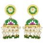 Aheli Enamel Indian Traditional Jhumki Jhumka Earrings Bollywood Wedding Party Ethnic Fashion Jewelry for Women