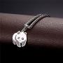 U7 Women Teen Girls Boys Cute Animal Necklace Stainless Steel/18K Gold Plated Pet Series Jewelry Pig/Dachshund/Panda Bear/Horse/Camel/Dolphin/Sheep/Turtle Pendant Necklace with Chain 22 Inch