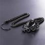 U7 Men Punk Jewelry Stainless Gold Plated Cool Ocean Animal Octopus Pendant & Chain