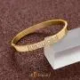 555Jewelry Stainless Steel CZ Cuff Hinged Bangle Bracelet for Men & Women 555Jewelry Stainless Steel CZ Cuff Hinged Bangle Bracelet for Men & Women