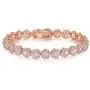 BAMOER Classic Luxury Rose Gold Plated Bracelet with Sparkling Cubic Zirconia Stones for Women Gift for Her BAMOER Classic Luxury Rose Gold Plated Bracelet with Sparkling Cubic Zirconia Stones for Women Gift for Her