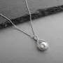 Mariell Eternity Symbol Cubic Zirconia Infinity Wedding Necklace Pendant with Light Ivory Simulated Pearl Mariell Eternity Symbol Cubic Zirconia Infinity Wedding Necklace Pendant with Light Ivory Simulated Pearl