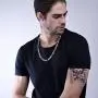 PROSTEEL 316L Stainless Steel Figaro Chain Necklace for Men/Women, Black/18K Real Gold Plated, 4mm to 13mm, 14inch to 30inch, Come Gift Box