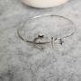 NOUMANDA Womens Nautical Jewelry Sailors Anchor Easy Open Hook Bracelet Bangle