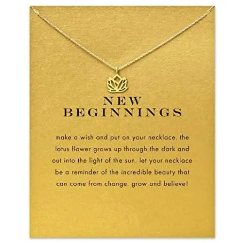 Message Card Compass Pendant Necklace Friendship Starfish Good Luck Unicorn Elephant Anchor Pendant Chain Necklace with Gift Card Message Card Compass Pendant Necklace Friendship Starfish Good Luck Unicorn Elephant Anchor Pendant Chain Necklace with Gift Card
