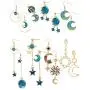 8 Pairs Moon Star Earth Planet Earrings Asymmetrical Vintage Bohemian Earrings Dangle Pendant Earrings Drop Hook Earrings Jewelry for Women 8 Pairs Moon Star Earth Planet Earrings Asymmetrical Vintage Bohemian Earrings Dangle Pendant Earrings Drop Hook Earrings Jewelry for Women