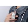 4ZOM Silver Stainless Steel X Wheel of Fortune Tarot Card Pendant Necklace