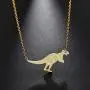 RZCXBS Dinosaur Pendant Necklace Lightweight Surgical Stainless Steel Animal Necklace RZCXBS Dinosaur Pendant Necklace Lightweight Surgical Stainless Steel Animal Necklace
