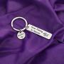 AKTAP Remembrance Gift Memorial Keychain in Memory of Brother Gone Fishing in Heaven Sympathy Gift Loss of Loved One Keychain