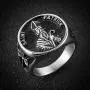 HZMAN Catholic Saint St. Patrick Day Irish Patron Celtic Cross Ring