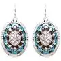 Rosemarie Collections Womens Southwestern Enamel Concho Statement Earrings Rosemarie Collections Womens Southwestern Enamel Concho Statement Earrings