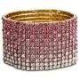 Steve Madden Wide Rhinestone Stretch Bracelet for Women Steve Madden Wide Rhinestone Stretch Bracelet for Women