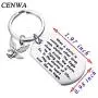 CENWA Eagle Keychain Motivational Encouragement Gift May Your Heart Soar Like an Eagle Inspirational Gifts for Best Friend