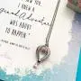 Smiling Wisdom - Hot Air Balloon with Dancing Pink Heart Cute Necklace Jewelry Gift Set - Pooh Quote - A Grand Adventure Was About to Happen Greeting Card - Women Friend Teen Girls - Silver Pink - New Smiling Wisdom - Hot Air Balloon with Dancing Pink Heart Cute Necklace Jewelry Gift Set - Pooh Quote - A Grand Adventure Was About to Happen Greeting Card - Women Friend Teen Girls - Silver Pink - New