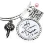 Maid of Honor Gift, Bridesmaid Gift Always my Sister Bangle, Today My Maid of Honor/Marton of Honor Forever My Sister Gift Wedding Adjustable Bracelet