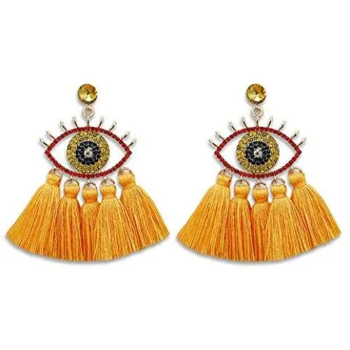 Al&Tiffy Bohemia Tassel Dangle Drop Earnings for Woman Fashion, Long Fringe Hippie Earring for Girl, Unique Boho Jewelry for Party Vocation Birthday Christmas Al&Tiffy Bohemia Tassel Dangle Drop Earnings for Woman Fashion, Long Fringe Hippie Earring for Girl, Unique Boho Jewelry for Party Vocation Birthday Christmas