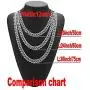 Mens 12MM 14MM 20MM Chains 18K Gold Plated CZ Fully Iced-Out Miami Cuban Necklace Bracelet Set