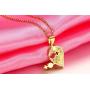 Mealguet Jewelry Stainless Steel Matching Heart Love Couples Pendant Necklace for Men Women